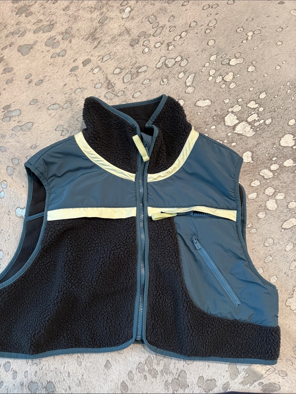 Free People Hit The Slopes Cropped Vest